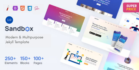 Sandbox - Modern & Multipurpose Jekyll Template