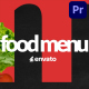 Food Menu for Premiere Pro - VideoHive Item for Sale