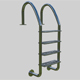 Realistic 3D Pool Ladder Model - 3DOcean Item for Sale