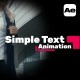 Simple Text Animation - VideoHive Item for Sale