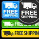 Free Shipping Icons and Buttons Pack  - GraphicRiver Item for Sale