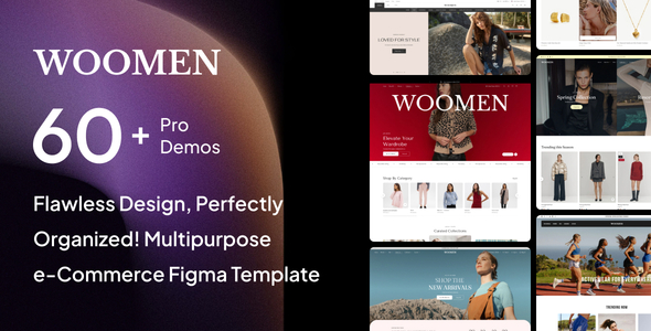 WooMen – Fashion & Multipurpose eCommerce Figma Template