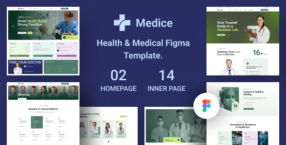 Medice - Health & Medical Figma Template