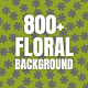 Floral Pattern Back Ground Loop Animation - VideoHive Item for Sale