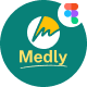 Medly – Healthcare Mobile App Figma UI Kits - ThemeForest Item for Sale