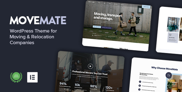 MoveMate - Moving Company WordPress Theme