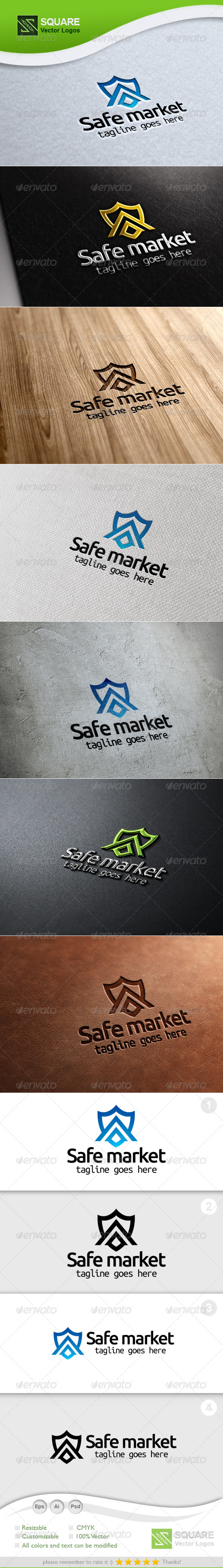 Shield, Market Vector Logo Template