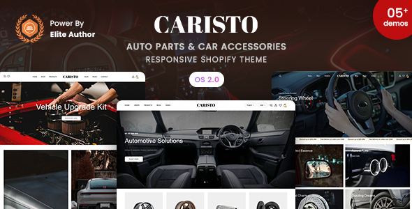 Caristo - Auto Parts & Car Accessories Shopify 2.0 Theme