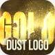 Golden Dust Logo Reveal - VideoHive Item for Sale
