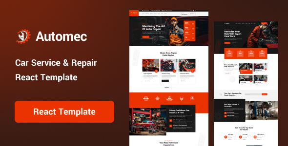 Automec - Car Service & Repair React Template