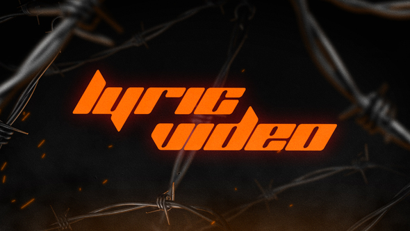 Lyric Video - Chains (After Effects template for song lyrics)