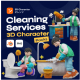 Cleaning Services 3D Character - GraphicRiver Item for Sale