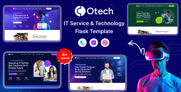 oTech - IT Solutions & Technology Startup Flask Template