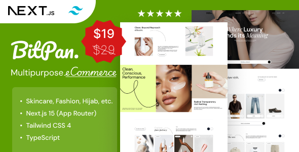 Bitpan - Multipurpose eCommerce Next.js Template
