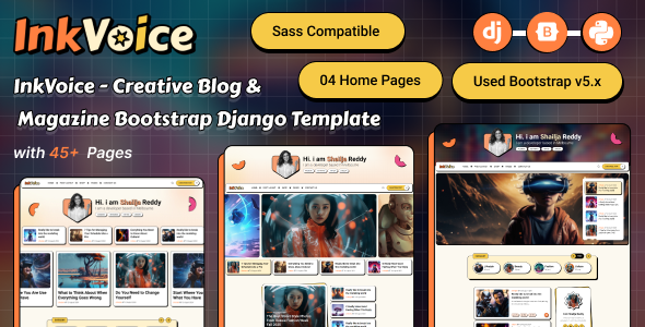 InkVoice - Creative Blog Django Template