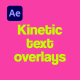 Kinetic Text Overlays - VideoHive Item for Sale
