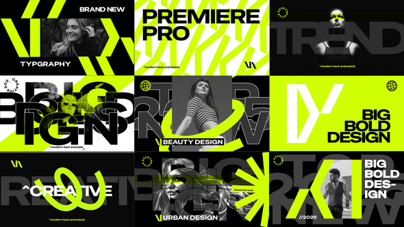 Kinetic PopType Typography | Premiere Pro