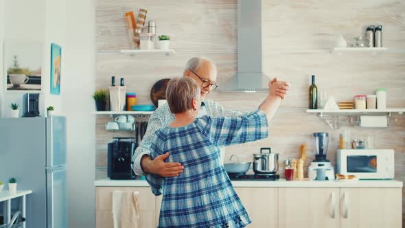 Old Couple Dancing