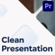 Corporate Clean Presentation for Premiere Pro - VideoHive Item for Sale