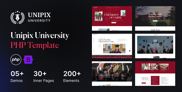 Unipix - University Education PHP Template