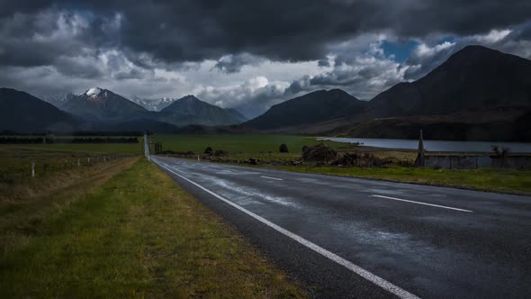 New Zealand Arthurs Pass timelapse