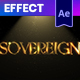 Gold Text Animation - VideoHive Item for Sale