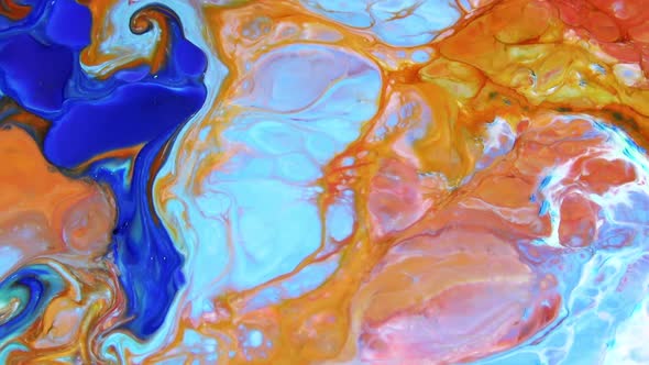 Psychedelic Color Spreading Paint Swirling alt