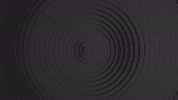 Abstract black circle pattern with offset effect