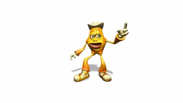 Emoty 3d Man - Cartoon Dance 3