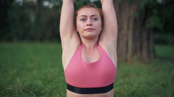 Woman Doing Yoga