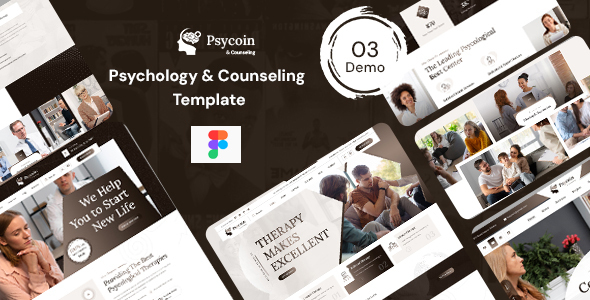 Psycoin - Psychology Counseling  Figma Template