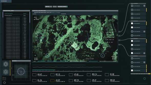 Night vision surveillance software following the rival tank involved in combat alt