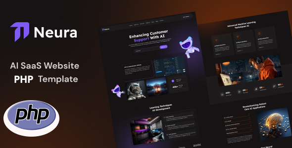 Neura - AI SaaS Website PHP Template