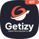 Getizy - Digital Marketing Agency Template Kit - ThemeForest Item for Sale