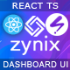Zynix - React Typescript Bootstrap Admin Dashboard Template - ThemeForest Item for Sale