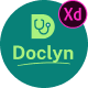 Doclyn – Doctor Consultation Mobile App Adobe XD UI Kits - ThemeForest Item for Sale