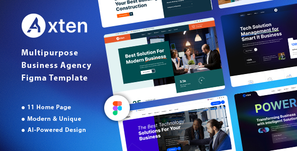 Axten - Multipurpose Business Figma Template