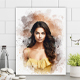 Costume Watercolor portrait Painting - GraphicRiver Item for Sale