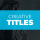 Titles - VideoHive Item for Sale