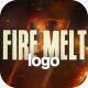 Fire Melt Logo Reveal - VideoHive Item for Sale