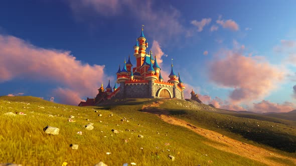 Fantasy Castle On The Mountain alt