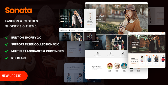 Sonata - Fashion & Clothes Shopify Theme