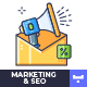 Marketing & SEO Animated Icons | After Effects - VideoHive Item for Sale