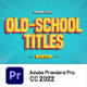 Old-School Title - VideoHive Item for Sale