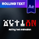 Rolling Text Animation - VideoHive Item for Sale