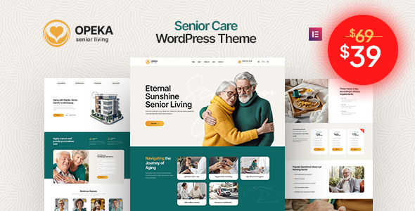Opeka - Senior Care & Elderly Nursing WordPress Theme