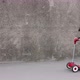 Funny businessman driving retro scooter outdoor - VideoHive Item for Sale