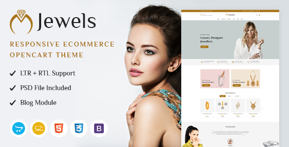 Jewels - Responsive OpenCart 4 Theme