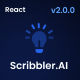 Scribbler.AI - AI Content Generator Dashboard and User App React Template - ThemeForest Item for Sale