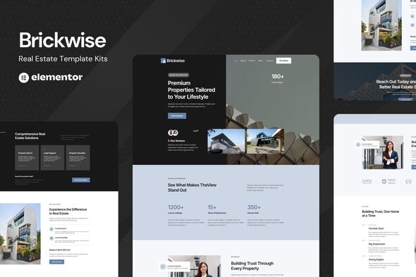 Brickwise - Real Estate Elementor Template Kit
